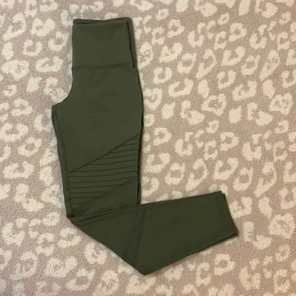 Old Navy Moto Compression Leggings - Olive Green